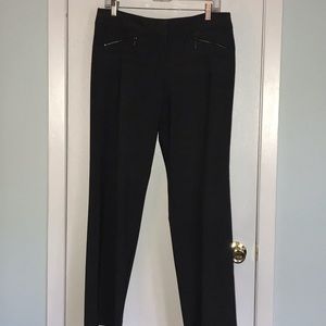 Worthington Petite Modern Fit black & gray striped Pants